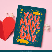  Typography Quote Love Valentine Card カード