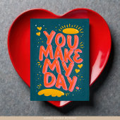  Typography Quote Love Valentine Card カード
