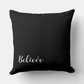  Typography quote motivational elegant  クッション (裏面)