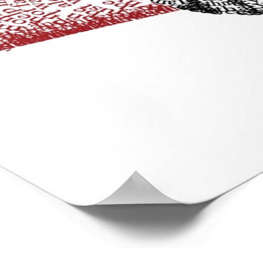 typography quote poster ポスター (角)