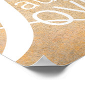 typography quote poster live laugh love ポスター (角)