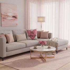 Typography romantic elegant modern quote クッション