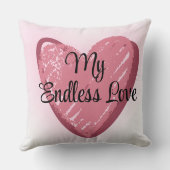 Typography  romantic elegant modern quote クッション (裏面)