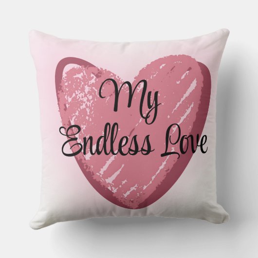 Typography  romantic elegant modern quote クッション (裏面)