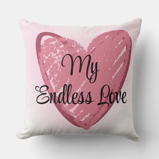 Typography  romantic elegant modern quote クッション (正面)