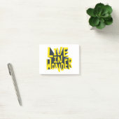 Typography sticker live in wonder Quote ポストイット (オフィス)