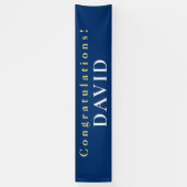 Typographylおめでとう名青の大学院 横断幕 (縦)