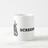TYPWRITERの映画台本作家は内部カスタマイズ衰退します- コーヒーマグカップ (中央)
