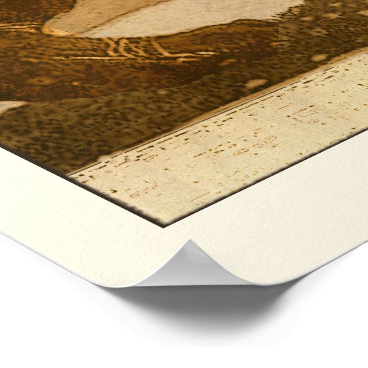 TyrとFenrir by John Bauer ポスター (角)