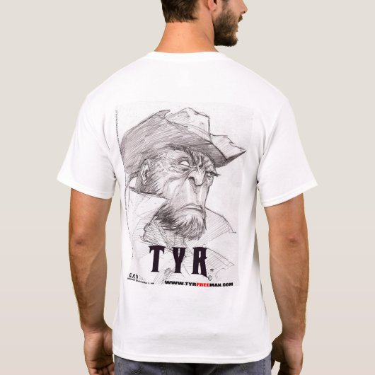 TYR Tシャツ ホワイト (裏面)