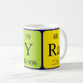Tyra定期テーブル名mug コーヒーマグカップ (正面右)
