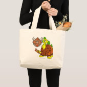 Tyranniaのチーム大尉1 ラージトートバッグ (正面(商品))