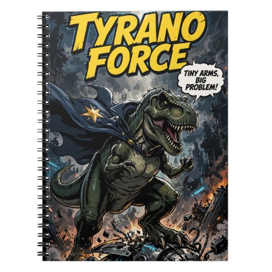 Tyranno Force: Tiny Arms, Big Problem! ノートブック (正面)