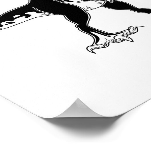 Tyrannosaur dinosaur ポスター (角)