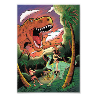 Tyrannosaurus attack フォトプリント