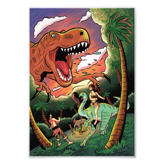 Tyrannosaurus attack フォトプリント            (正面)