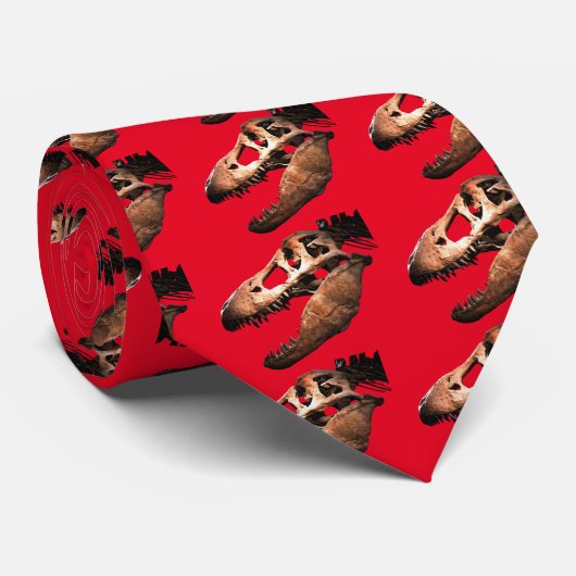Tyrannosaurus rex ネクタイ (ロール)
