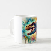 Tyrannosaurus Rex 160724AREF238 - Watercolor コーヒーマグカップ (正面左)