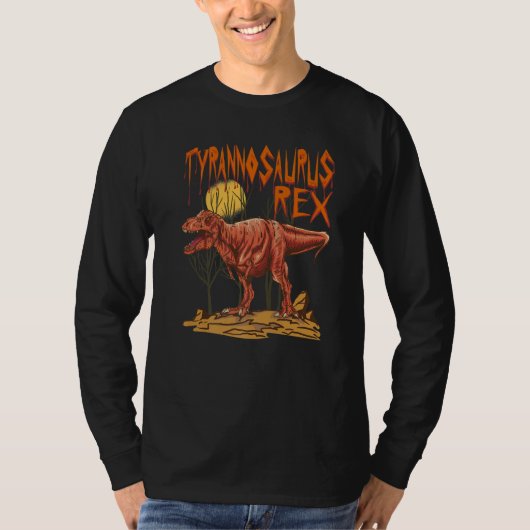 Tyrannosaurus  Rex  Dino  Dinosaur Identification  Tシャツ (正面)