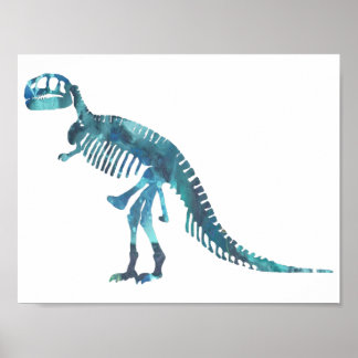Tyrannosaurus skeleton ポスター
