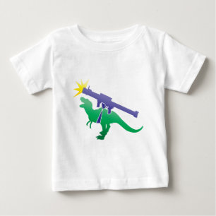 Tyranosaurのロケット発射装置 ベビーTシャツ