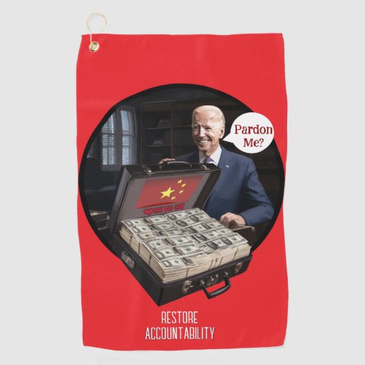 TyrantWear：私を許す？ ゴルフタオル (正面)