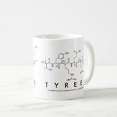 Tyreekペプチド名mug コーヒーマグカップ (正面右)