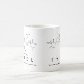 Tyrelペプチド名mug コーヒーマグカップ (中央)