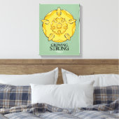 Tyrell Sigil – 強く成長 キャンバスプリント (インサイチュ (寝室))