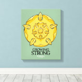 Tyrell Sigil – 強く成長 キャンバスプリント (インサイチュ (ウッドフロア))