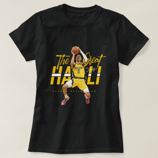 Tyrese Haliburton   Tシャツ (デザイン正面)