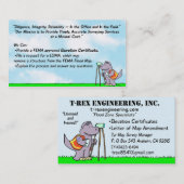 tyrmaybc5dec2013 tyrは名刺のtレックスかもしれないです 名刺 (正面/裏面)