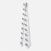 Tyrnosaurus Skeleton – 背景色を選択 ネクタイ (裏面)