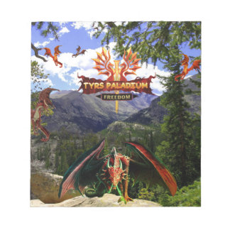 Tyrs Paladium Red Dragonsメモ帳 ノートパッド