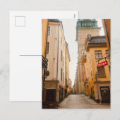 Tyska Brinken, Gamla Stan, Old Town, Stockholm シーズンポストカード (正面/裏面)