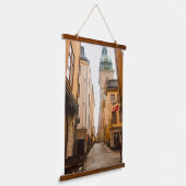 Tyska Brinken, Gamla Stan, Old Town, Stockholm 吊り下げ型タペストリー (傾斜あり)