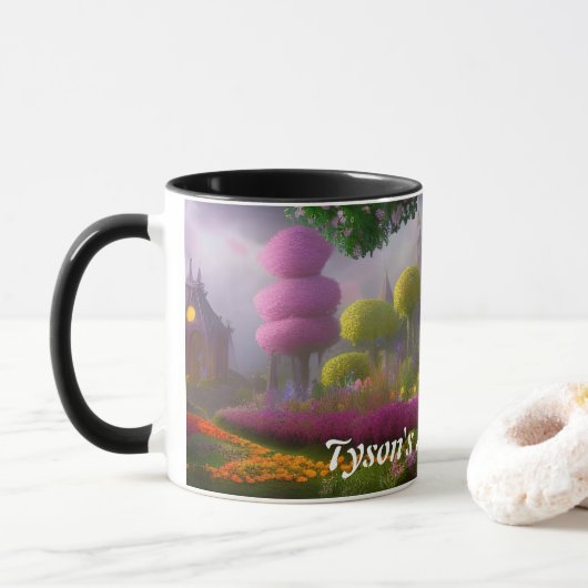 Tyson's Morning Teaカスタマイズ可パーソナライズされた能 マグカップ (ドーナツ)