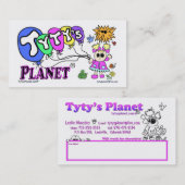 Tytyの惑星の名刺 名刺 (正面/裏面)