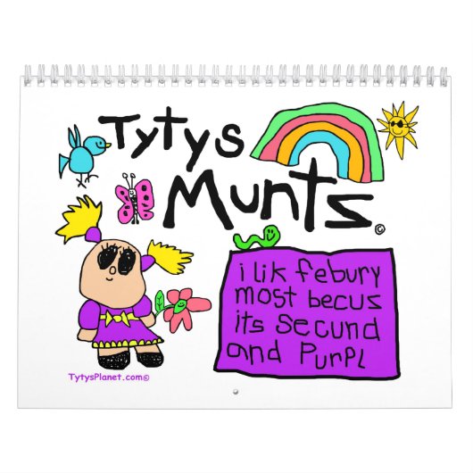 Tytyの惑星2014のカレンダー カレンダー (カバー)