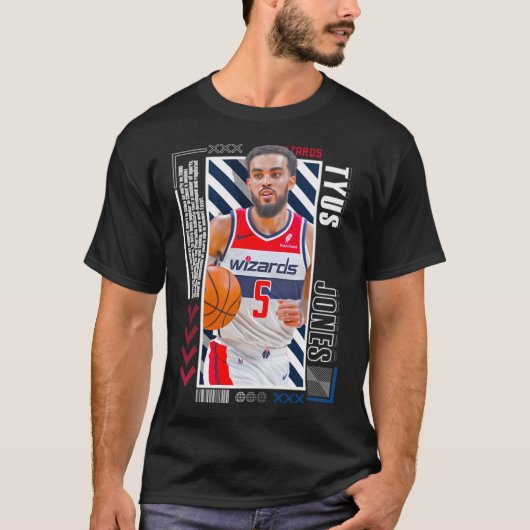 Tyus Jones Paper Poster Version 10 Tシャツ (正面)