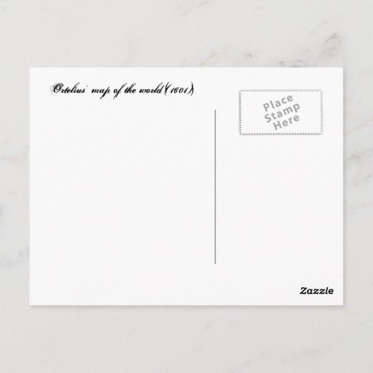 Tyvs Orbis Terrarvm ポストカード (裏面)