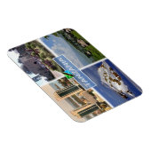 TZタンザニア – ツインタワー –  マグネット (右側)