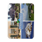 TZタンザニア – ツインタワー –  マグネット (縦)