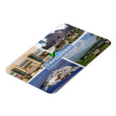 TZタンザニア – ツインタワー –  マグネット (左側)