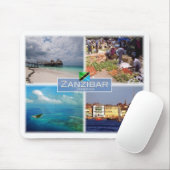 TZタンザニア – Zanzibar - マウスパッド (マウス)