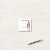 Tzedaka（ユダヤ教の）バル・ミツバーノート – ガール与えズTzedaka ポストイット (デスク上)