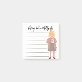 Tzedaka（ユダヤ教の）バル・ミツバーノート – ガール与えズTzedaka ポストイット