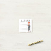 Tzedaka（ユダヤ教の）バル・ミツバーノート – 与え Boy's Tzedaka ポストイット (デスク上)