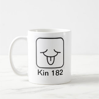 Tzolkin Vento Branco Kin 182 コーヒーマグカップ