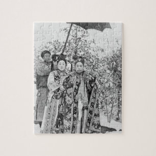 Tz'u中国、c.1の彼の(1835-1908年の)皇太后 ジグソーパズル